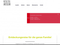 reiseziel-museum.com Webseite Vorschau