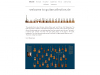 guitarcollection.de Webseite Vorschau