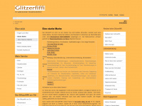 glitzerfiffi.de Webseite Vorschau
