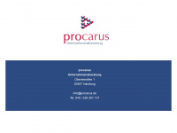 procarus.de Webseite Vorschau
