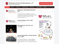 heimatverein-neubeckum.de Webseite Vorschau