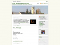 wehingen.wordpress.com Webseite Vorschau