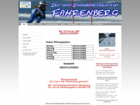 ski-fahrenberg.de Webseite Vorschau