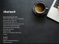 thatweb.de Webseite Vorschau