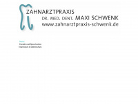 zahnarztpraxis-schwenk.de Webseite Vorschau