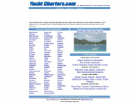 yachtcharters.com Webseite Vorschau