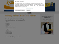 komischer-kellner.com Webseite Vorschau