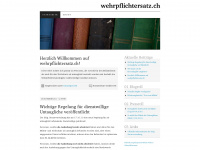 wehrpflichtersatz.wordpress.com Webseite Vorschau