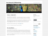 evepeacock.wordpress.com Webseite Vorschau