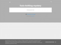 Foxis-knitting-mystery.blogspot.com