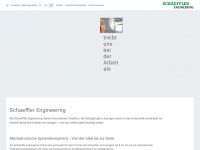 schaeffler-engineering.com Webseite Vorschau