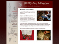 modellbau-schlenther.de Webseite Vorschau