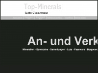 top-minerals.de Webseite Vorschau