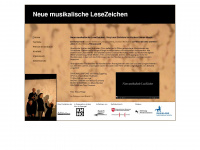 musik-lesezeichen.de Webseite Vorschau