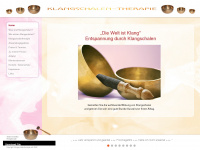 klangschalentherapie.net Webseite Vorschau