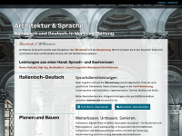 architektur-und-sprache.de Webseite Vorschau