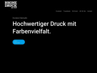 rhone-druck.ch Webseite Vorschau
