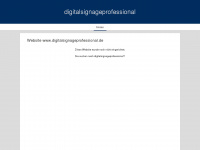 digitalsignageprofessional.de Webseite Vorschau