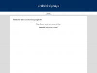 android-signage.de Webseite Vorschau
