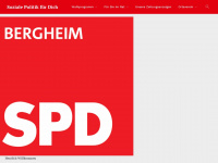 spd-bergheim-erft.de Webseite Vorschau