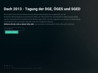 dach2013.at Webseite Vorschau