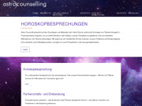 astro-counselling.com Webseite Vorschau