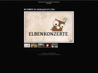 elbenkonzerte.de Webseite Vorschau
