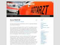 bayerische-notaerzte.de Webseite Vorschau