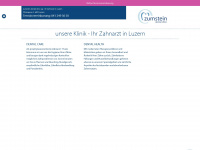 zumstein-dental-clinic.ch Webseite Vorschau