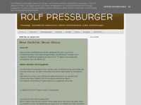rolfpressburger.blogspot.com Webseite Vorschau