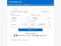 flugfinder.org Webseite Vorschau