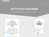 crown-kinderwagen.de Webseite Vorschau