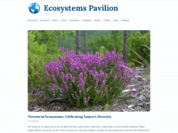 ecosystemspavilion.org Webseite Vorschau