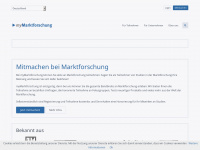 mymarktforschung.de Webseite Vorschau