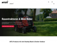 mtd-de.com Webseite Vorschau
