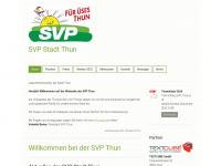 svp-thun.ch Webseite Vorschau