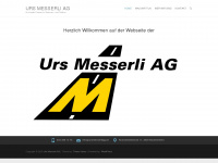 ursmesserliag.ch Webseite Vorschau