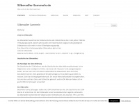 silberadler-sammeln.de Webseite Vorschau