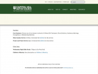 capitolhillbaptist.org Webseite Vorschau