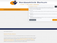 nordseeklinik-borkum.de Webseite Vorschau