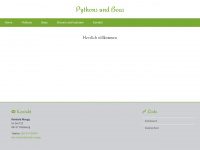 pythons-boas.de Webseite Vorschau