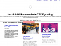 tsv-egmating.de Webseite Vorschau