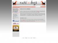 cats-dogs.at Webseite Vorschau