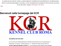 kennelclubroma.it Webseite Vorschau