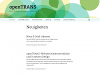 opentrans.de Webseite Vorschau