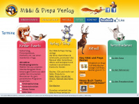 nikki-pieps-verlag.ch Webseite Vorschau