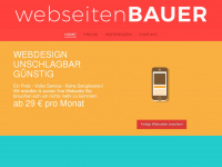 webseitenbauer.com Webseite Vorschau