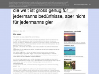 dieweltistgrossgenug.blogspot.com Webseite Vorschau
