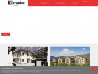 mader-immobilien.it Webseite Vorschau