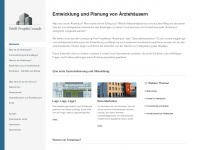 aerztehaus-entwicklung.de Webseite Vorschau